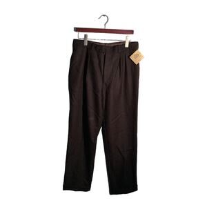 Brown Pleeted Slacks Size 33x30